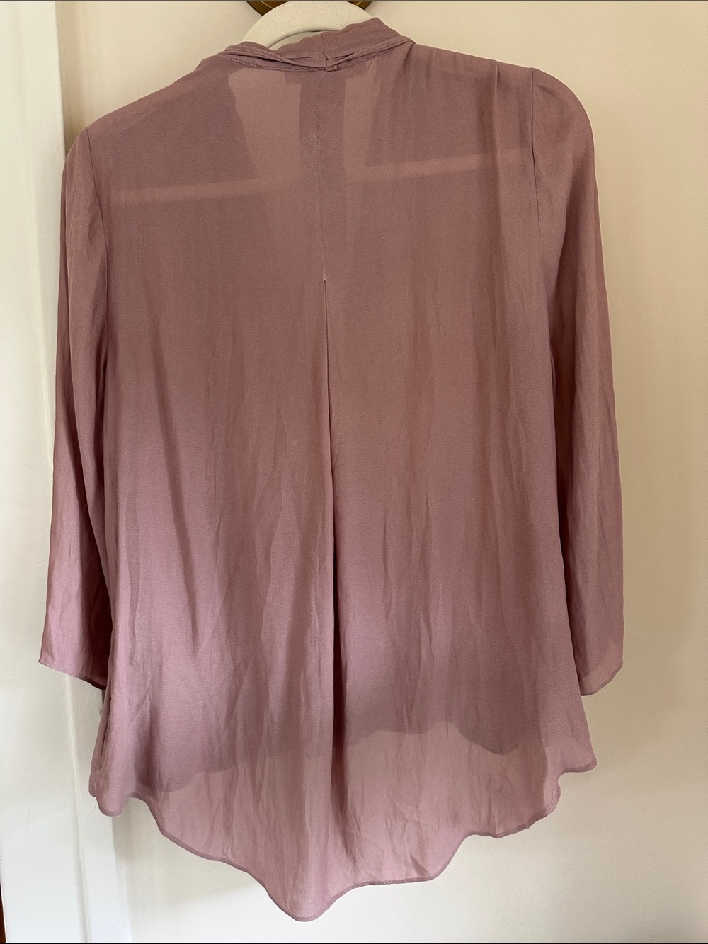 Forever 21 Dusty Mauve Twist-Front Blouse - Picture 5 of 5